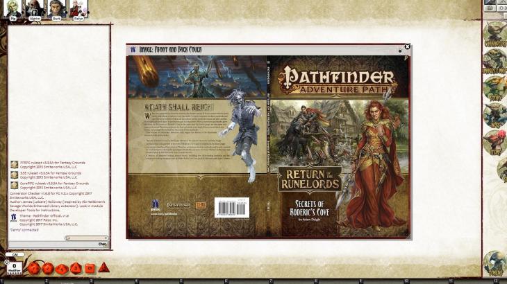 Fantasy Grounds - Pathfinder RPG - Return of the Runelords AP 1: Secrets of Roderic's Cove (PFRPG) - 游戏机迷 | 游戏评测