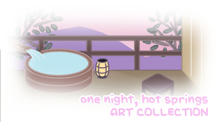 one night, hot springs - art collection - 游戏机迷 | 游戏评测