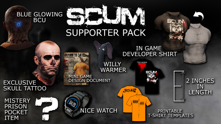 SCUM Supporter Pack - 游戏机迷 | 游戏评测