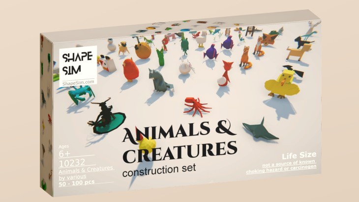 ShapeSim - Animals & Creatures pack - 游戏机迷 | 游戏评测