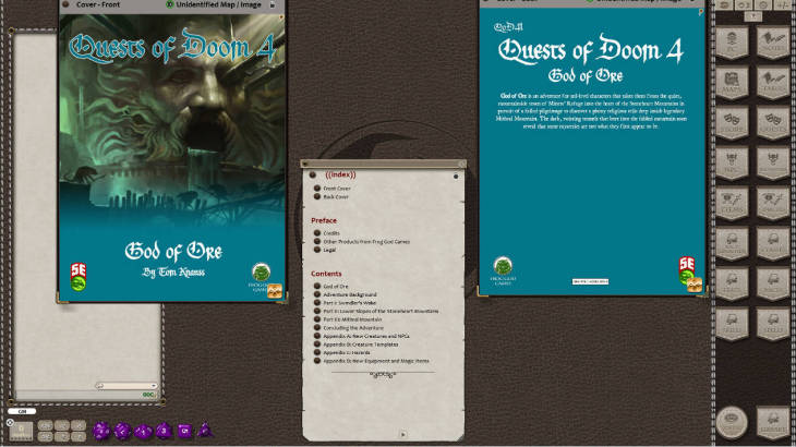 Fantasy Grounds - Quests of Doom 4: God of Ore (5E) - 游戏机迷 | 游戏评测
