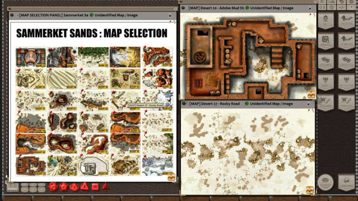 Fantasy Grounds - Meanders Map Pack: Sammerket Sands (Map Pack) - 游戏机迷 | 游戏评测