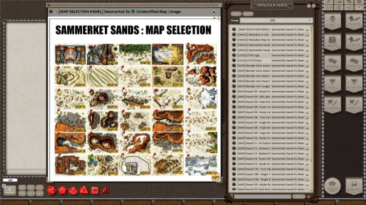 Fantasy Grounds - Meanders Map Pack: Sammerket Sands (Map Pack) - 游戏机迷 | 游戏评测