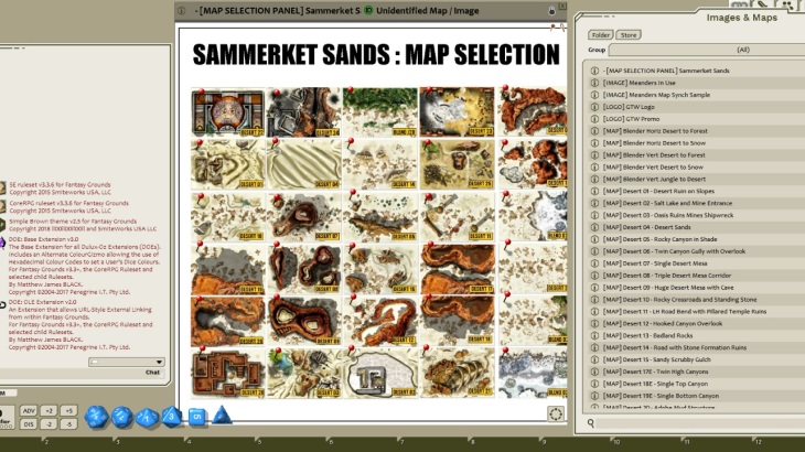 Fantasy Grounds - Meanders Map Pack: Sammerket Sands (Map Pack) - 游戏机迷 | 游戏评测