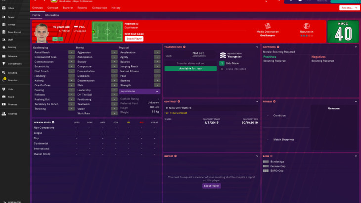Football Manager 2019 Touch - Attribute Masking - 游戏机迷 | 游戏评测
