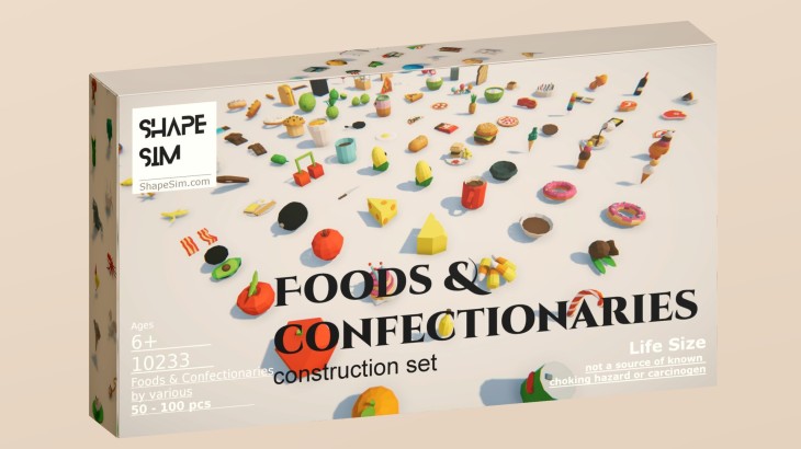 ShapeSim - Foods & Confectionaries Pack - 游戏机迷 | 游戏评测