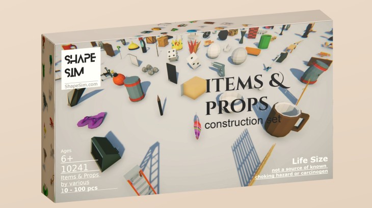 ShapeSim - Items & Props Pack 2 - 游戏机迷 | 游戏评测