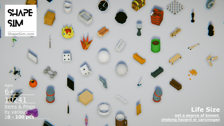 ShapeSim - Items & Props Pack 2 - 游戏机迷 | 游戏评测