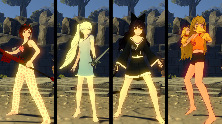 RWBY: Grimm Eclipse - Team RWBY Pajamas Costume Pack - 游戏机迷 | 游戏评测