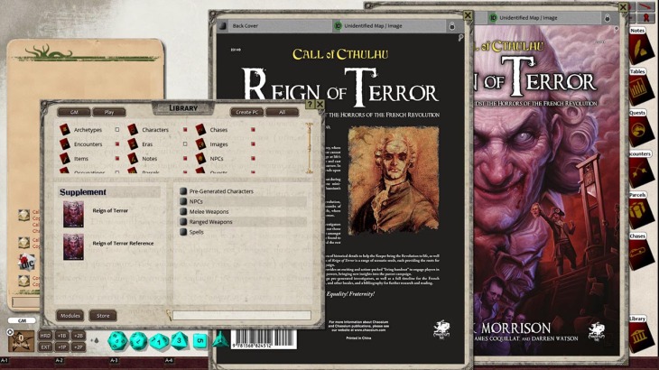 Fantasy Grounds - Reign of Terror (CoC7E) - 游戏机迷 | 游戏评测