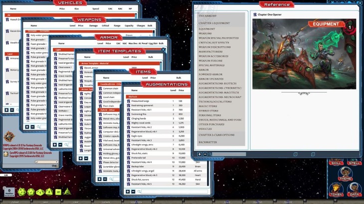 Fantasy Grounds - Starfinder RPG - Starfinder Armory (SFRPG) - 游戏机迷 | 游戏评测