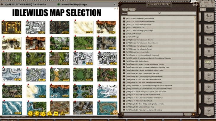 Fantasy Grounds - Meander's Map Pack: Idlewilds (Map Pack) - 游戏机迷 | 游戏评测