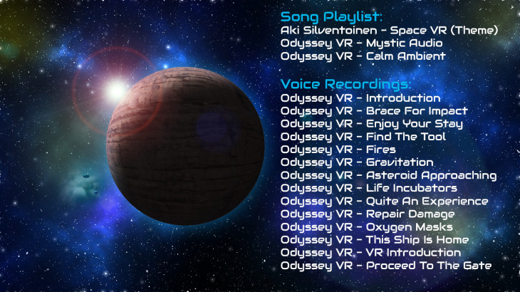 Odyssey VR Soundtrack - 游戏机迷 | 游戏评测