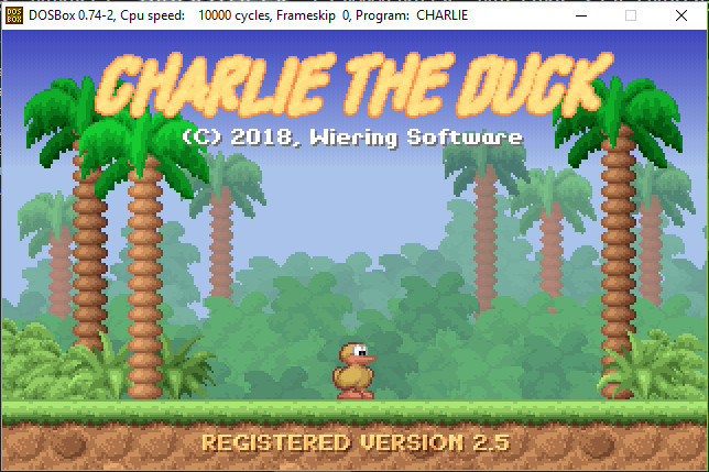 Charlie the Duck - Original version in DosBox - 游戏机迷 | 游戏评测