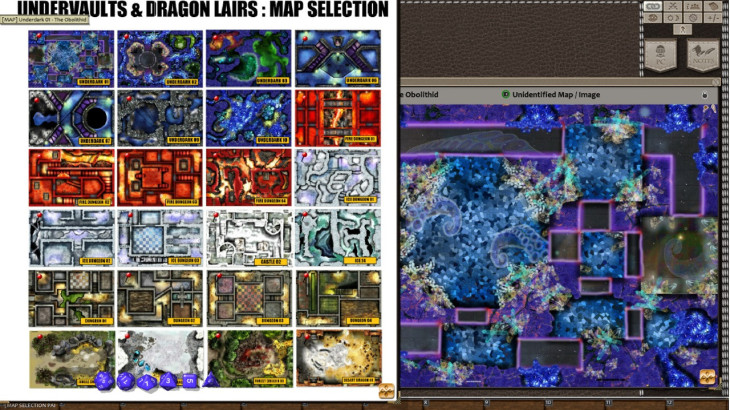 Fantasy Grounds - Meanders Map Pack: Undervaults & Dragon Lairs (Map Pack) - 游戏机迷 | 游戏评测